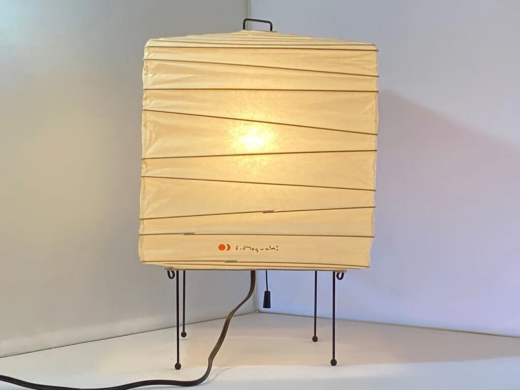Isamu Noguchi AKARI 3X Authentic Japanese Washi Paper Lamp Isamu Noguchi AKARI 3X Authentic Japanese Washi Paper Lamp