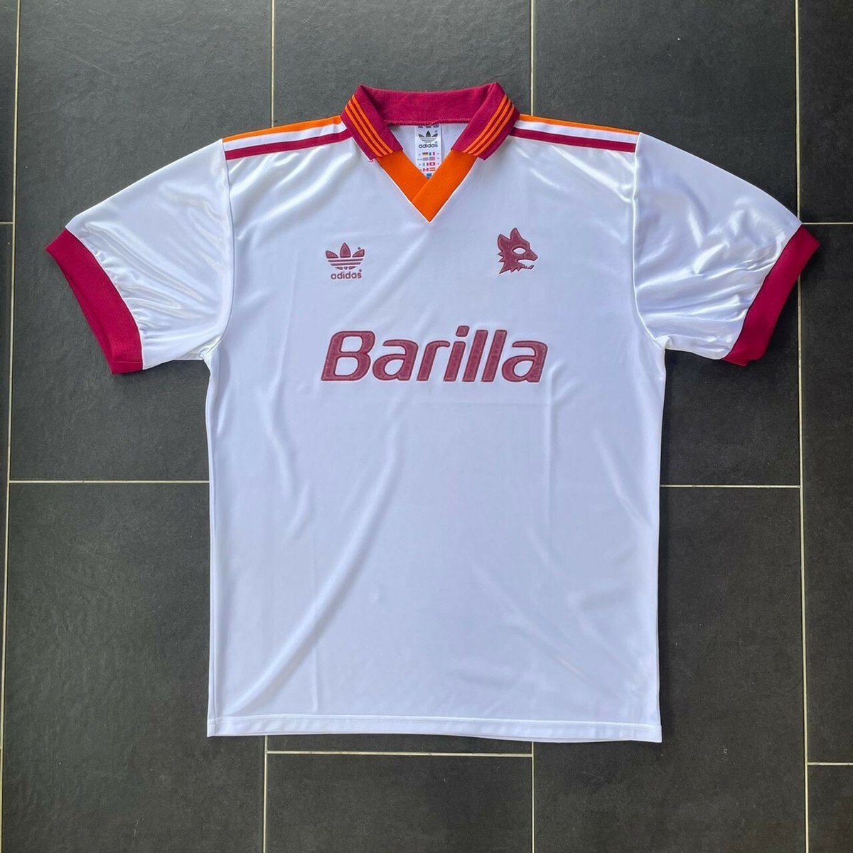 ビンテージ 激レア adidas ASローマ 92/93 アウェイユニフォーム アディダス ASローマ92-93 AWAY