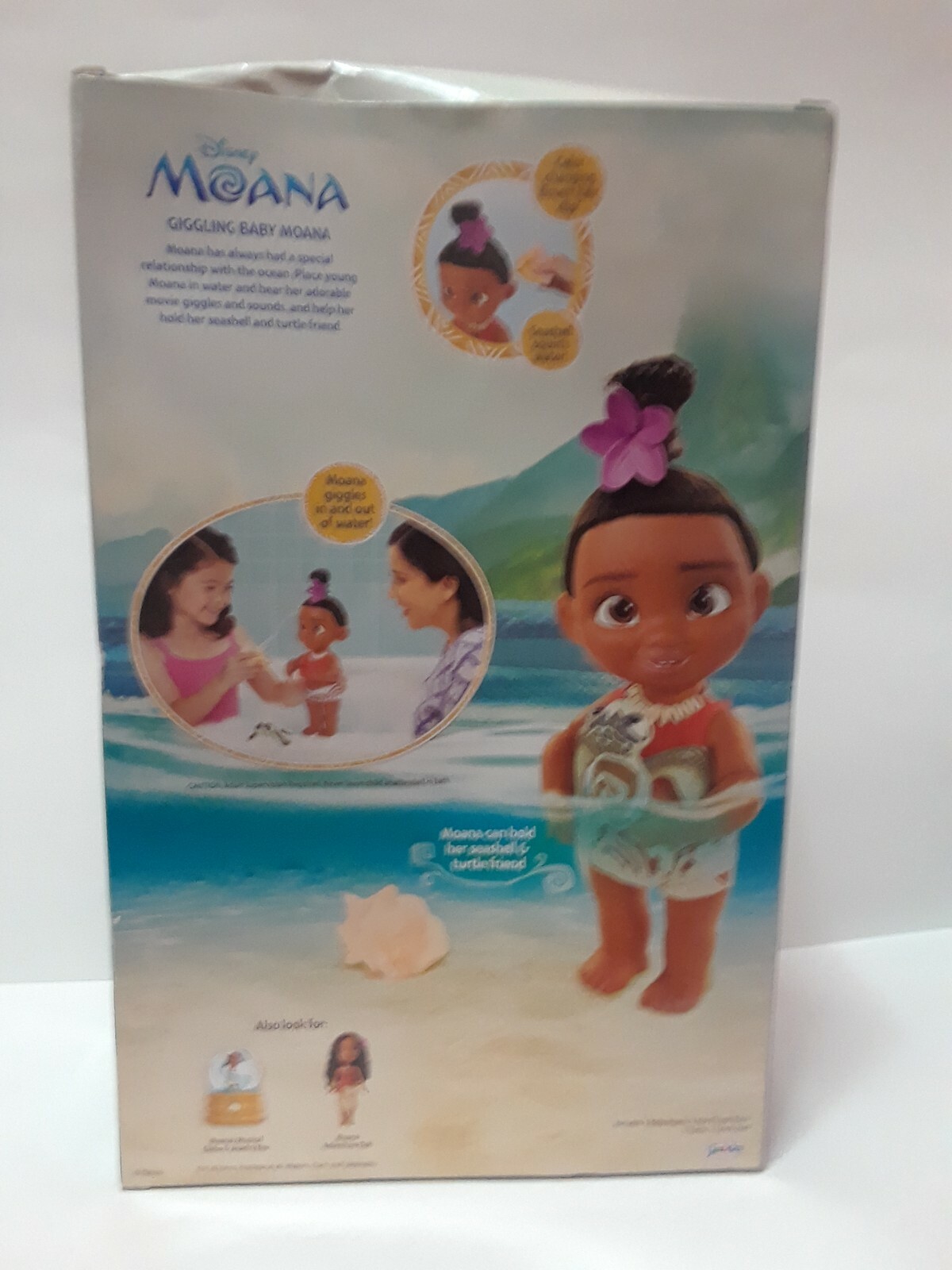 giggling baby moana doll