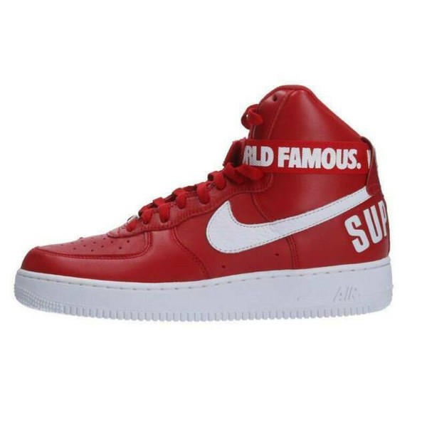 Size 6 - Nike Air Force 1 High SP x Supreme Red 2014 for sale online | eBay