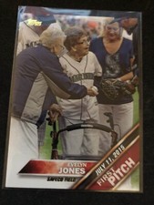 2016 Topps Chrome #FPC-3 Evelyn Jones First Pitch Seattle Mariners