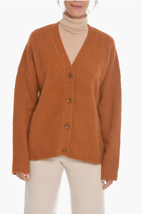 Samsoe Samsoe Issa Caramel Cardigan wool blend Size M RRP$240