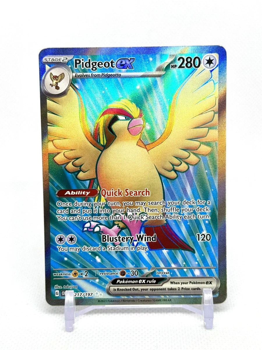 Pidgeot EX 2023 Pokémon TCG (164/197)