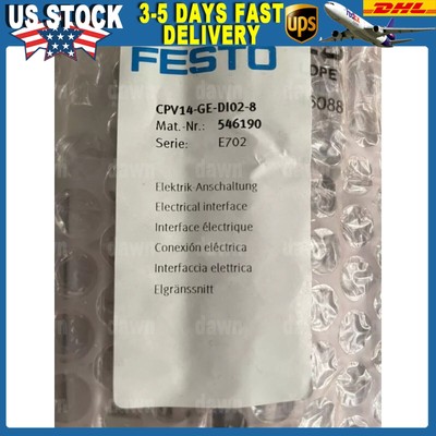 New CPV14-GE-DI02-8 Festo 546190 Fast Shipping Electrical Interface