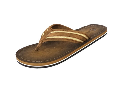 New MEN's Beach Sandals RDVOL Vintage Outdoor Flip Flop --"DESERT" - Picture 2 of 5