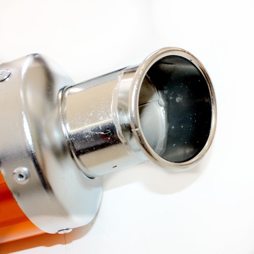460mm GOLD Alloy Exhaust Muffler+ Clamp 150cc 250cc PIT Quad Dirt Bike ATV Buggy - Picture 2 of 5