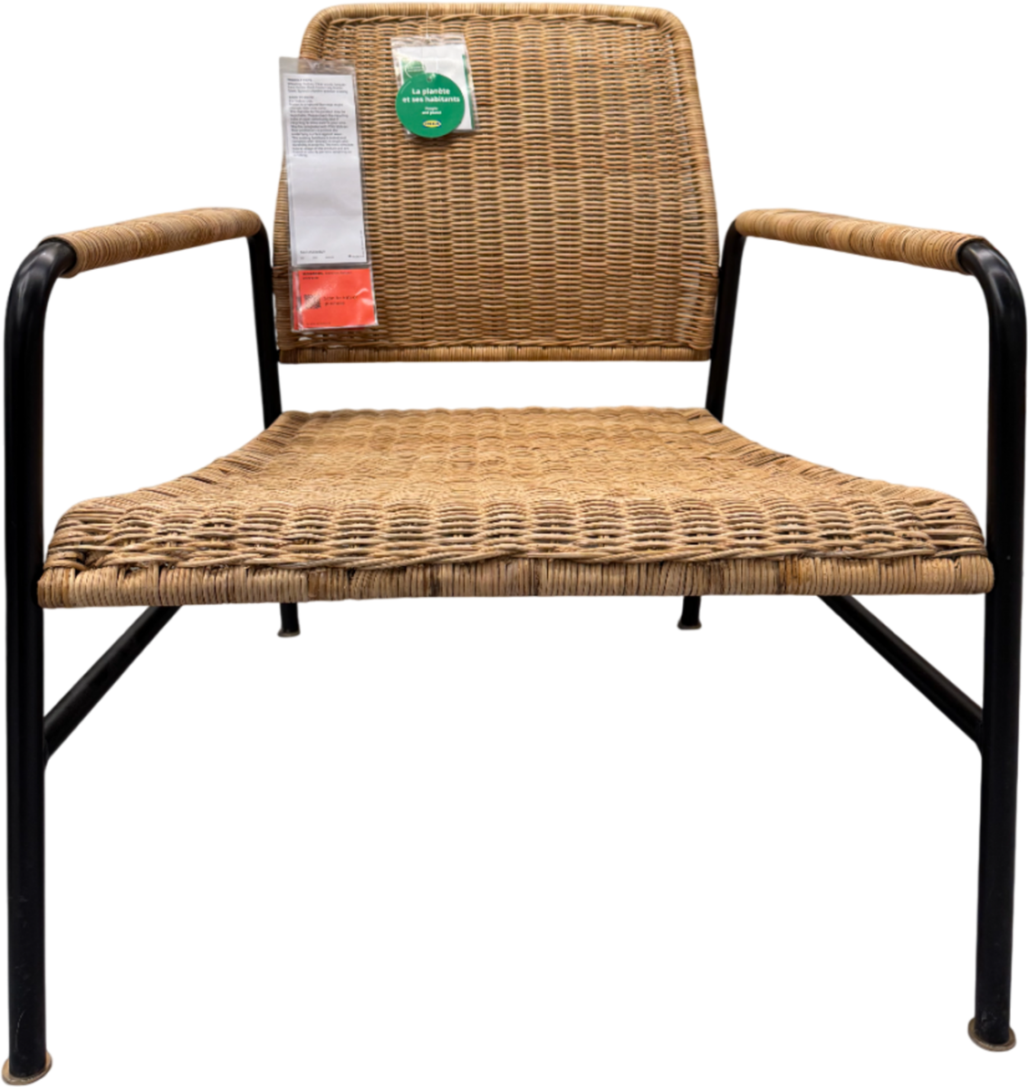 Brand New IKEA ULRIKSBERG Rattan/Anthracite Armchair 904.343 Brand New IKEA ULRIKSBERG Rattan/Anthracite Armchair 904.343