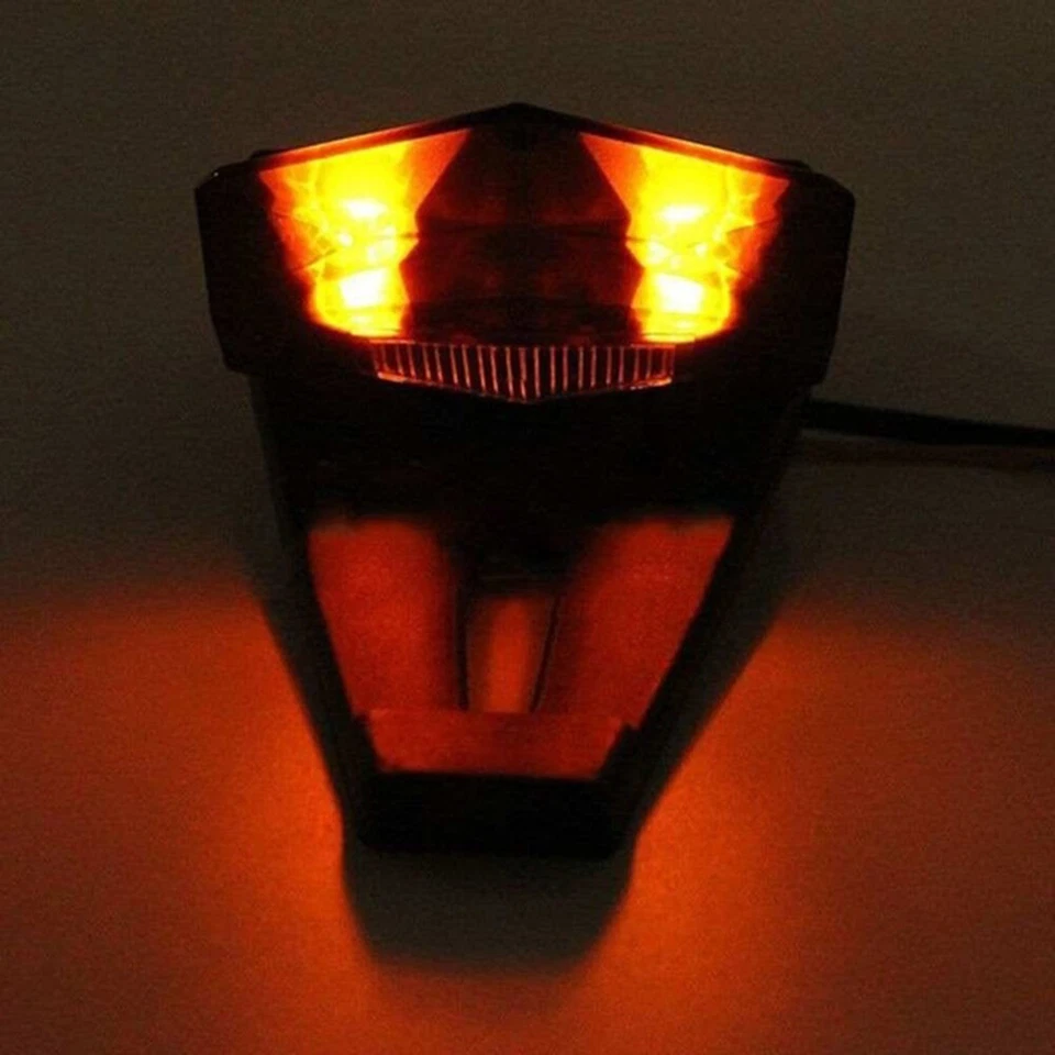 For SX SXF EXC EXCF XC XCF LED Rear Fender Brake Tail Light Off-road Dirt Bike - Image 3 of 4