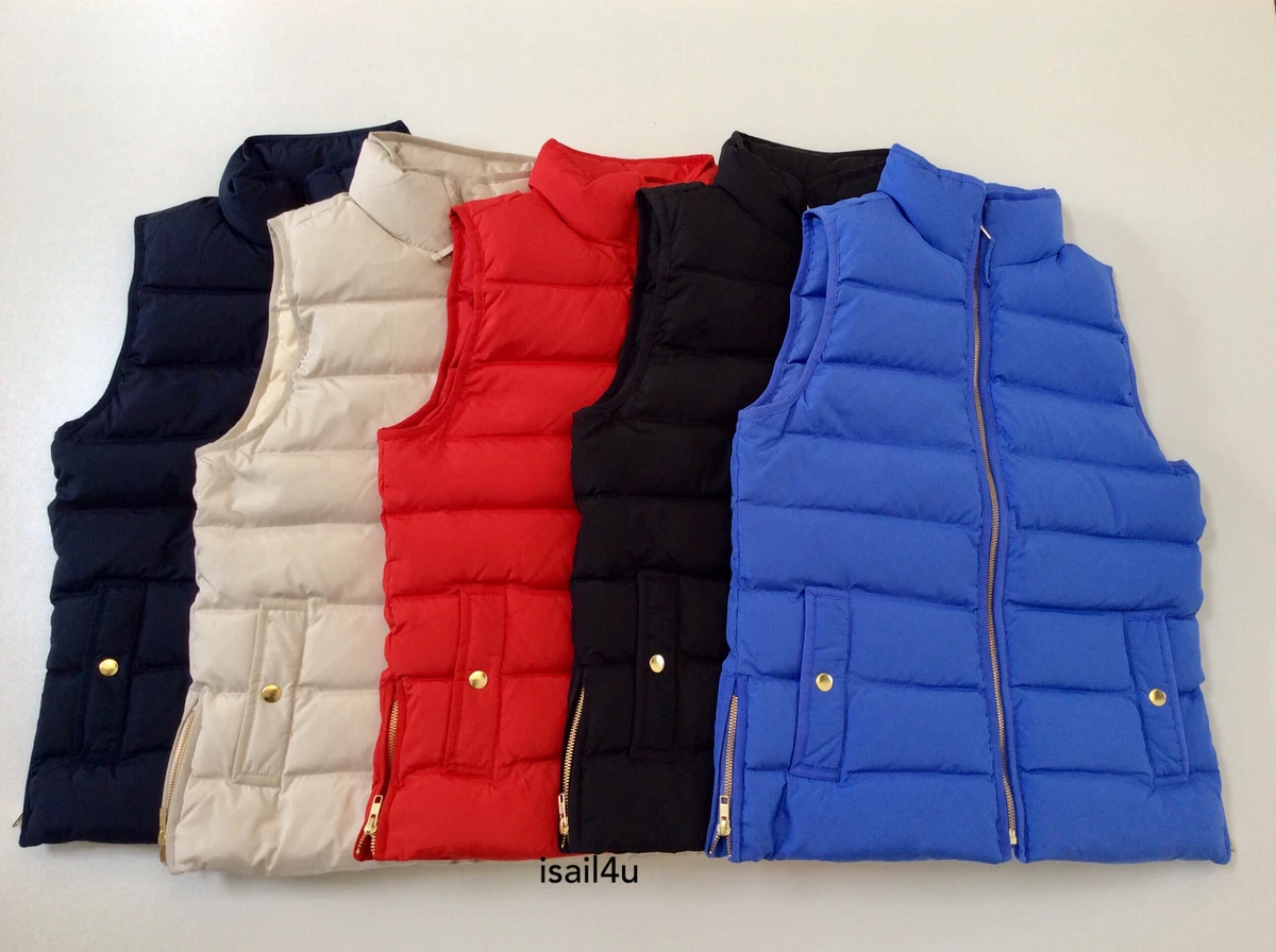 J crew mountain puffer best sale vest