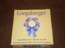 Longaberger 2000 Mother's Day Bonnet Basket Tie-On