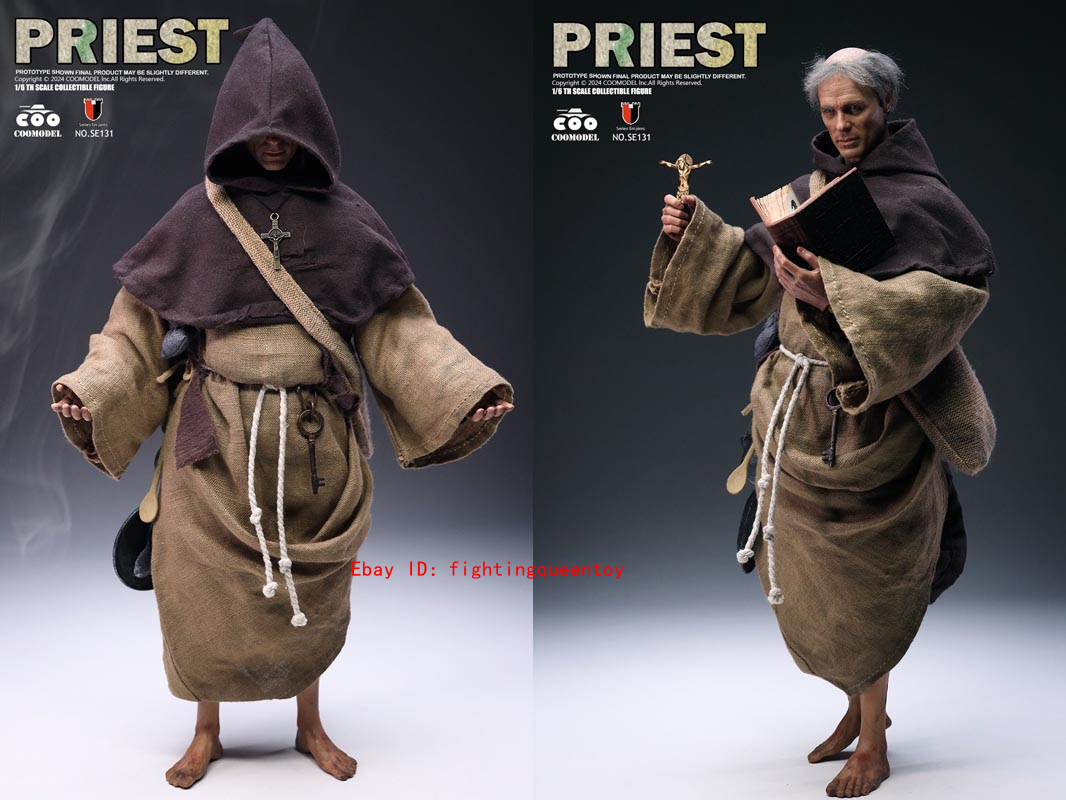 COOMODEL SE131 Male Medieval Priest 1/6 Collectible Action Figure
