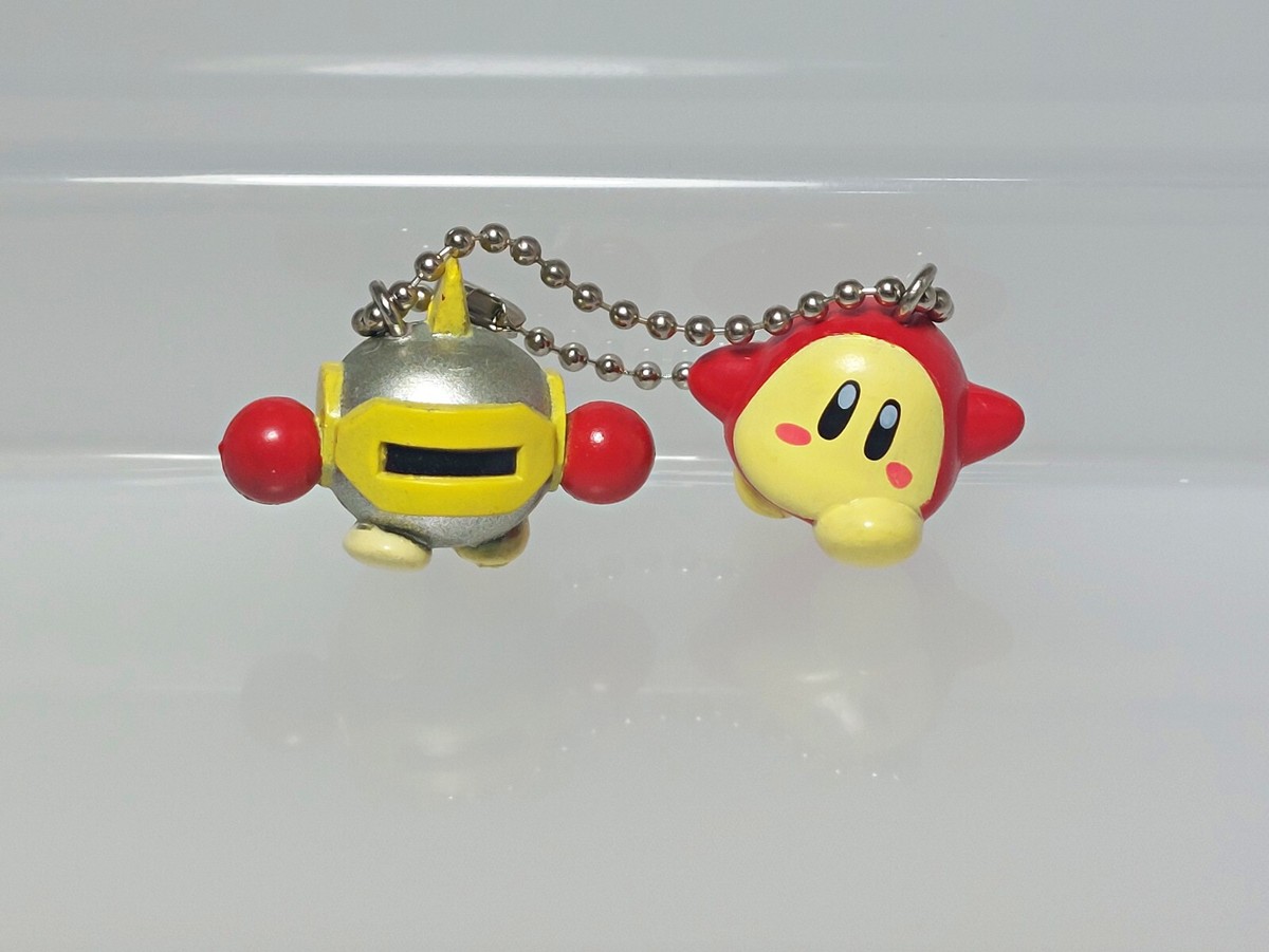 Kirby 64 Sir Kibble & Waddle Dee Keychain Figure Nagasakiya 2000