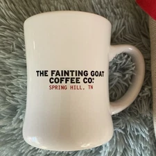 Fainting Goat Coffee Co. Coffee Mug Spring Hill, TN Ceramic Cup 🐐 Goat!