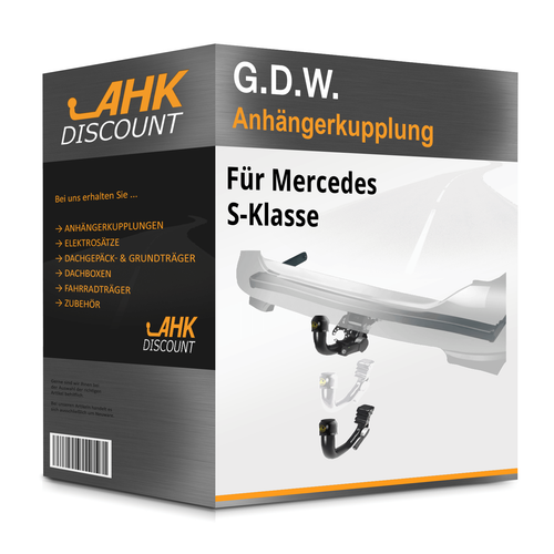 Für Mercedes S-Klasse 10.2020-jetzt G.D.W. Anhängerkupplung abnehmbar NEU