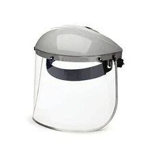 Sellstrom S30110 Advantage Series Face Shield Clear Window Headgear, ANSI Z87.1+