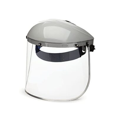 Sellstrom S30110 Advantage Series Face Shield Clear Window Headgear, ANSI Z87.1+