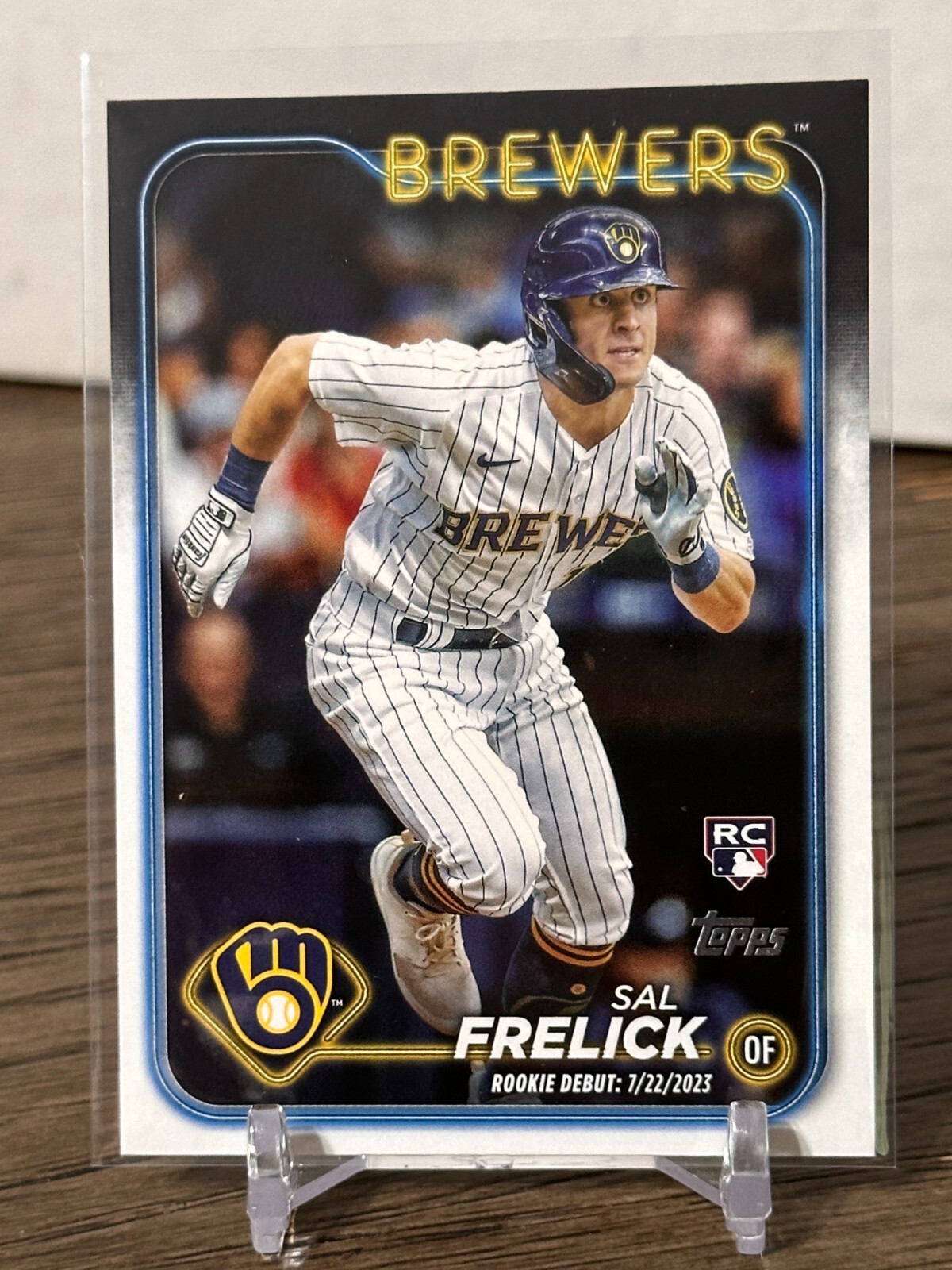 2024 Topps Update Sal Frelick Milwaukee Brewers Rookie RC Card #US10