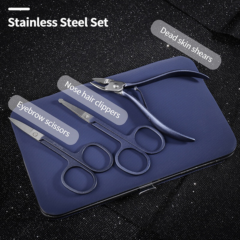 Pro Stainless Steel Manicure Pedicure Set Toe Nail Clipper Scissors ...