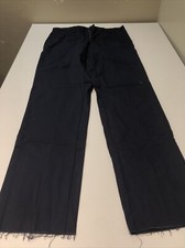 Bulwark Flame Resistant 7oz CoolTouch Cargo Pocket Work Pants Blue Size 33 X 37