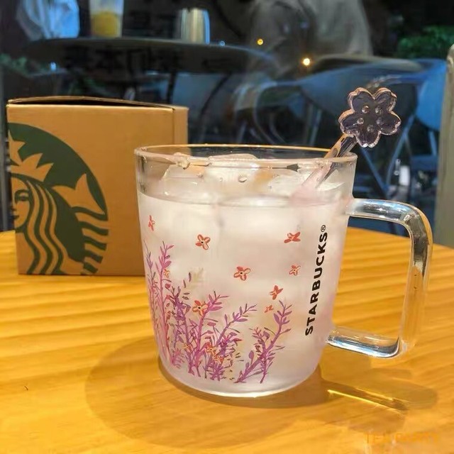 starbucks glass hot cup