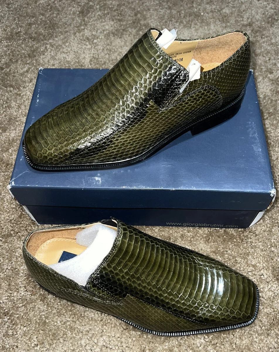 Giorgio brutini snakeskin shoes private collection sale