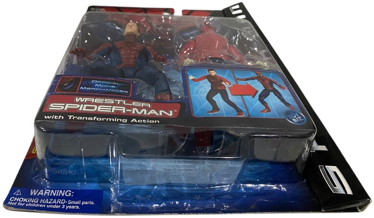 トイビズ スパイダーマン レスラー TOYBIZ WRESTLER フィギュア Wrestler Spider-Man Movie Series 3 Vintage 2002 Action
