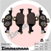Zimmermann BremsbeläGe Bremsbelegsatz Vorne Passend FüR BMW 7Er 5Er