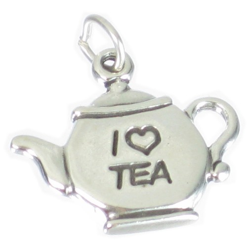 925 Sterling Silver Teapot Charm - Cute Tea Set Charm For DIY Bracelets, Pandora Compatible - View #13