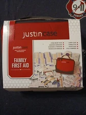 JustInCase Family First Aid Kit For Home Auto Travel 125+ Items Sealed Emergency