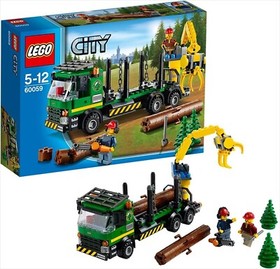 LEGO 60059 5-12 Lego City Logging Truck With 2 Minifigures Sealed ABS
