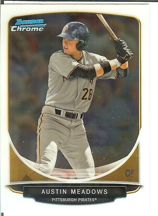 2013 Bowman Draft Picks Chrome Austin Meadows #BDPP5