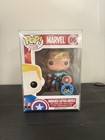 COMIKAZE FUNKO POP 2014 UNMASKED CAPTAIN AMERICA METALLIC #06 AVENGERS RARE!
