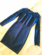 Hailys Damen Etuikleid schwarz, Gr. M, Midi S...