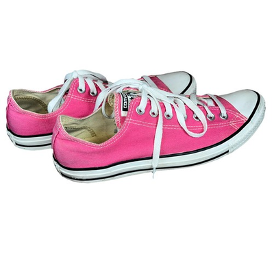 #ad #ad Converse All Star Hot Pink Womens Size 11 Low Top Mens Size 9 $21.00