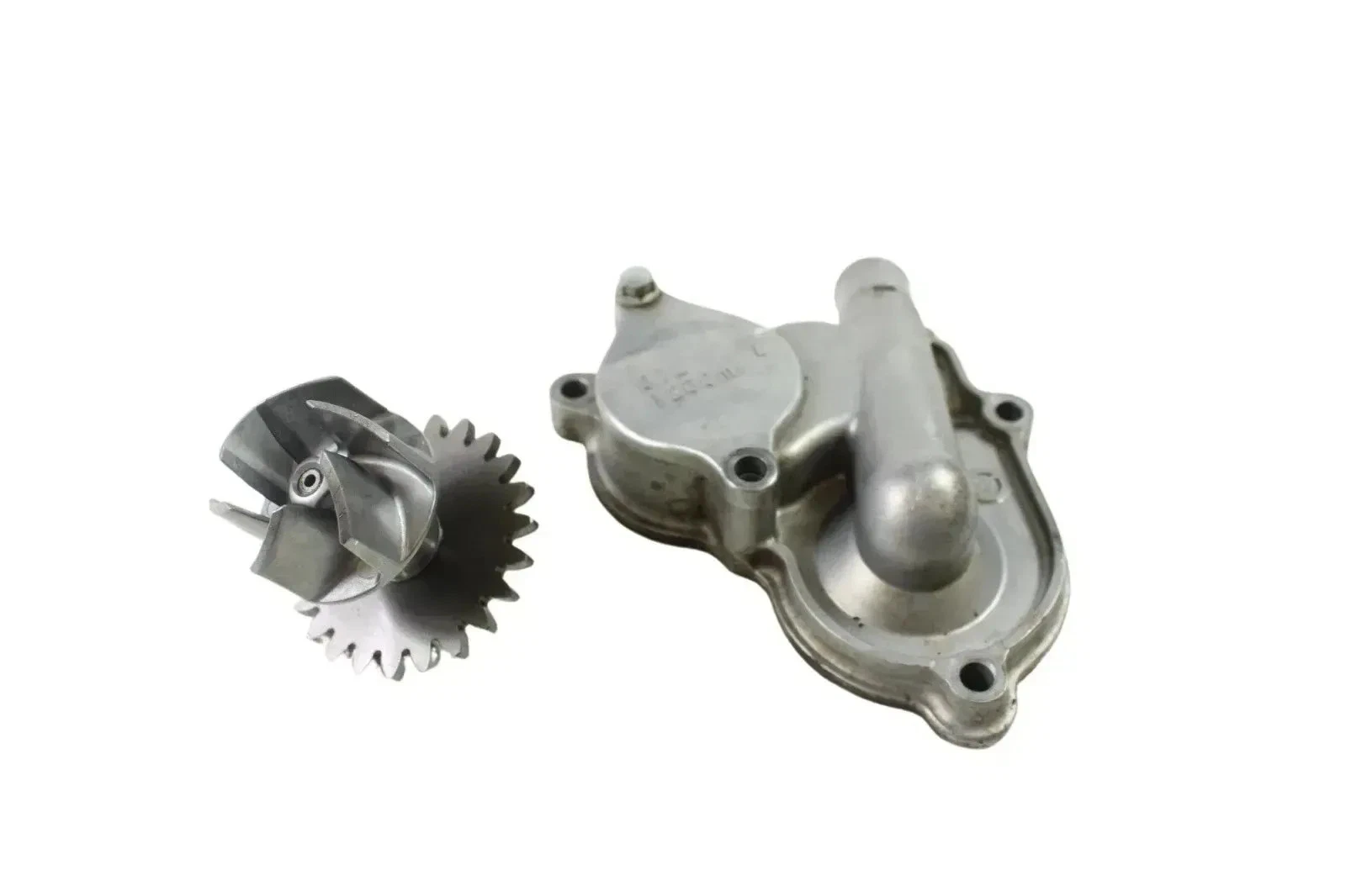 2017 Suzuki RMZ450 OEM Engine Water Pump Housing Cover Shaft B4509 17411-28H10