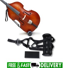 Double Bass Buggie Upright Bass Cart Transport Wheels Buggies Carry Strong New