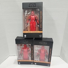 STAR WARS BLACK SERIES IMPERIAL PRAETORIAN GUARD  43 HASBRO 6  ACTION FIGURES X3