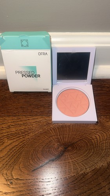 #ad Ofra Bellini Liquid to Baked Pressed Powder Blush Peachy Pink Cheek Color NIB $13.49
