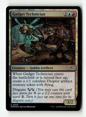 Gadget Technician C Foil - Murders at Karlov Manor 204 HP MTG