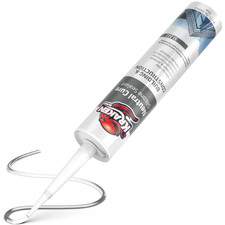 Kraken Bond Neutral Cure Construction Silicone Sealant, 10.1oz 1 Pack   Clear