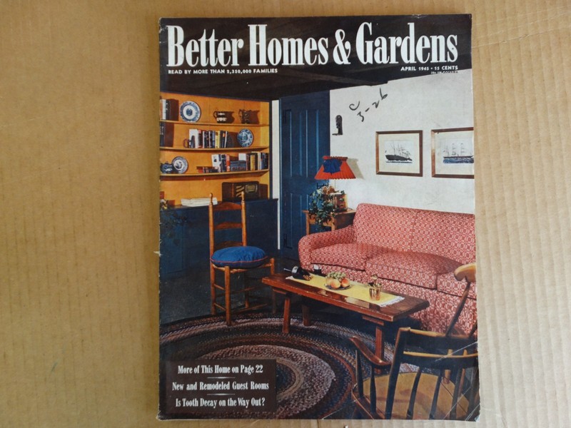 Better Homes & Gardens – April 1945 – Post-War Planning