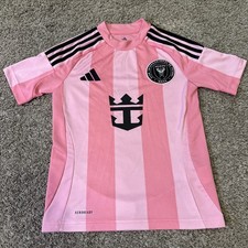 Adidas Messi Jersey Internacional Soccer Miami Home Jersey Kids Futbol Boys Girl
