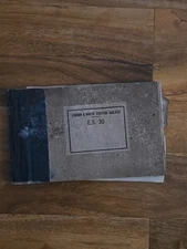 LNER Ganger’s Materials Book 1946-47 Engineer’s Dept Scunthorpe Railwayana