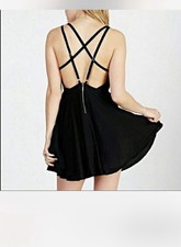 Urban Outfitters Women's Kimchi Blue Black Dress, Size 4