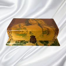 VIntage Victorian Celluloid Vanity Trinket Box Antique dresser box