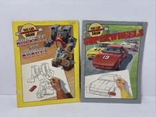 You Can Draw Rockets &Robots /Superwheels Willow Press 1986 Vintage Never Used