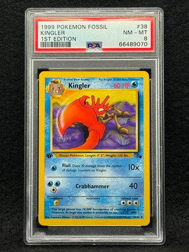 Kingler (1st Edition) graded PSA 8 for sale on eBay