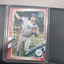 Topps 2021 Topps Chris Taylor #64 Orange Parallel /299 Los Angeles Dodgers MLB