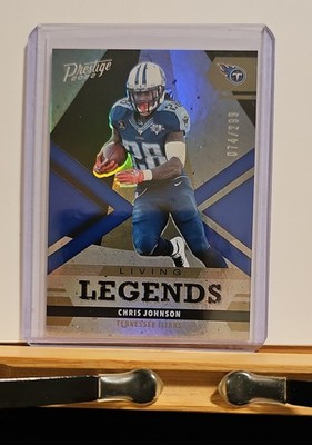 2022 Panini Prestige - Living Legends Chris Johnson #LL-25 Xtra Points Blue /299