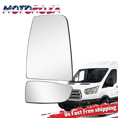 FO1325148 Mirror Glass Set Upper & Lower RH Passenger Side for Ford Transit Van